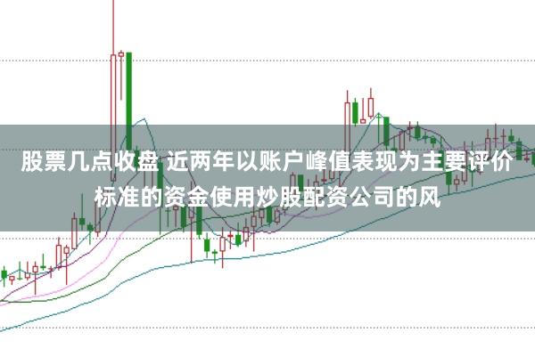 股票几点收盘 近两年以账户峰值表现为主要评价标准的资金使用炒股配资公司的风